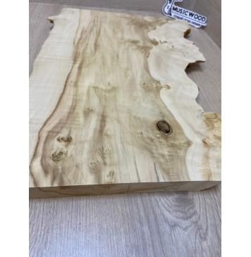 Клён Американский Каповый заготовка на топ под заливку Смешанный АА Кап АА 22х290-235х450-440 мм (цельный)-13