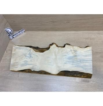 Клён Американский Каповый заготовка на топ под заливку Тангент АА Кап АА 28х205х535-480 мм (цельный)-0