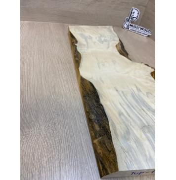 Клён Американский Каповый заготовка на топ под заливку Тангент АА Кап АА 28х205х535-480 мм (цельный)-4