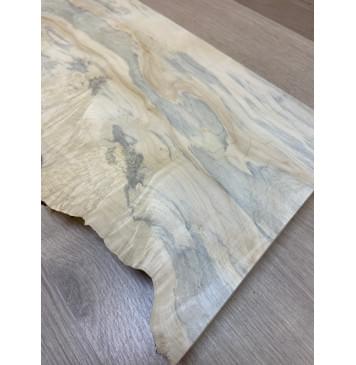 Клён Американский Каповый заготовка на топ под заливку Тангент АА Кап АА 28х205х535-480 мм (цельный)-10