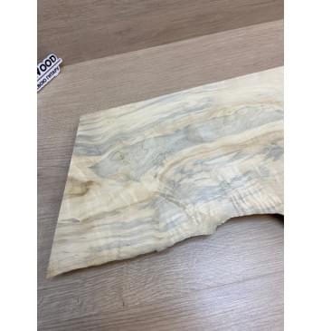 Клён Американский Каповый заготовка на топ под заливку Тангент АА Кап АА 28х205х535-480 мм (цельный)-11