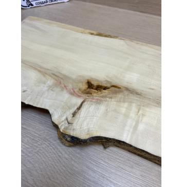 Клён Американский заготовка на топ Смешанный А 24х170-145х485 мм (1шт под распил)-3