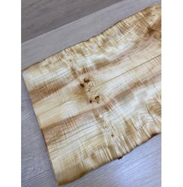 Клён Американский Волнистый заготовка на топ для Тревел гитары Смешанный А Волна АА 17х160-142х455-430 мм - 2 шт. (книжкой) АКЦИЯ-14