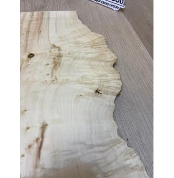 Клён Американский Каповый заготовка на топ под заливку Смешанный АА Кап АА 11х170-140х485 мм (2шт. книжкой) АКЦИЯ-4