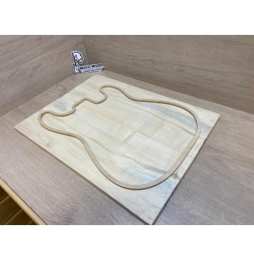 Клён Американский Волнистый заготовка на топ Смешанный АА Волна А 12х195х515 мм (2шт. книжкой) АКЦИЯ-1