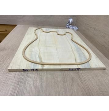 Клён Американский Волнистый заготовка на топ Смешанный АА Волна А 12х195х515 мм (2шт. книжкой) АКЦИЯ-3