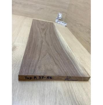 Орех Американский Заболонь заготовка на топ Тангент АА 20х220-178х600 мм (1шт под распил)-1