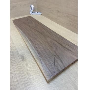 Орех Американский Заболонь заготовка на топ Тангент АА 20х220-178х600 мм (1шт под распил)-4