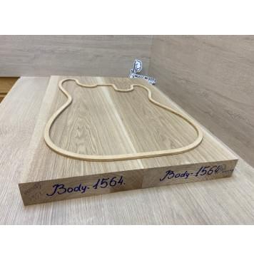 Ясень Дальневосточный Заготовка корпуса Тангент ААА 45х186х545 мм, 2 шт, 626 кг/м3-2