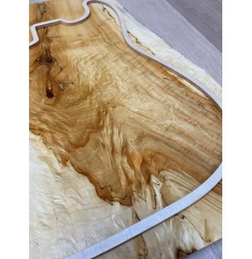 Клён Американский Spalted Волнистый заготовка на топ под заливку Тангент А Волна АА 20х372-278х555 мм (цельный) Уценка-сучки,трещины Клён Американский Spalted Волнистый заготовка на топ под заливку Тангент А Волна АА 20х372-278х555 мм (цельный) Уценка-сучки,трещины-13