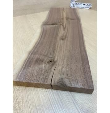 Орех Американский Заболонь Универсальная заготовка Тангент А 18.5х162х490 мм-6