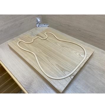 Ясень Дальневосточный Заготовка корпуса Тангент АА 47х186х530-460 мм, 2 шт, 612 кг/м3-1