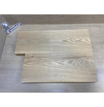 Ясень Дальневосточный Заготовка корпуса Тангент АА 47х186х530-460 мм, 2 шт, 612 кг/м3-4