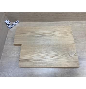 Ясень Дальневосточный Заготовка корпуса Тангент АА 47х186х530-460 мм, 2 шт, 612 кг/м3-8