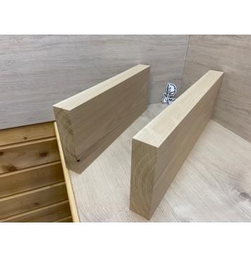 Ясень Дальневосточный Заготовка корпуса Тангент АА 47х186х530-460 мм, 2 шт, 612 кг/м3-7