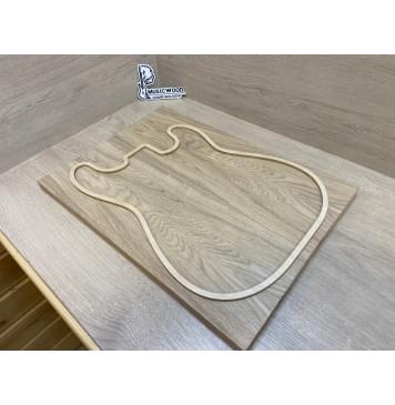 Ясень Дальневосточный Легкий заготовка на топ Тангент ААА 20х184х510 мм, 2 шт. (книжкой), 520 кг/м3-1