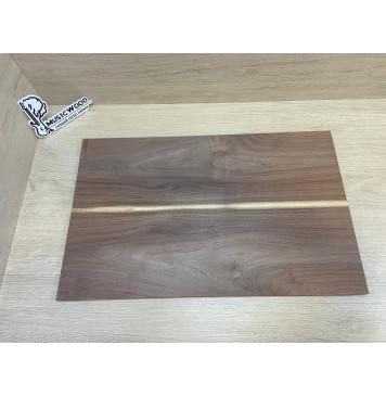 Орех Американский заготовка на топ Тангент А 14х160х515 мм - 2шт. (книжкой) Уценка-сучки-7