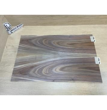 Орех Американский Заболонь заготовка на топ Тангент АА 6х174х545 мм - 2 шт (книжкой)-0