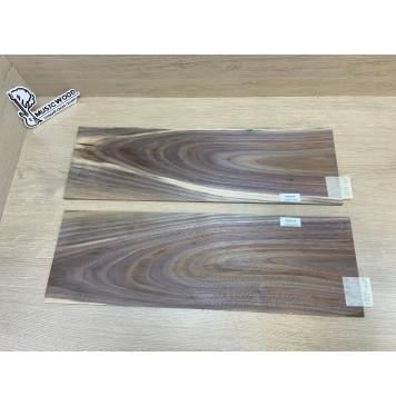 Орех Американский Заболонь заготовка на топ Тангент АА 6х174х545 мм - 2 шт (книжкой)-9