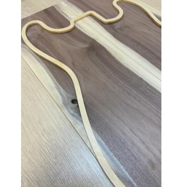 Орех Американский Заболонь заготовка на топ под заливку Тангент А 7х165х515 мм - 2 шт (книжкой)-4