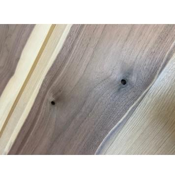 Орех Американский Заболонь заготовка на топ под заливку Тангент А 7х165х515 мм - 2 шт (книжкой)-12