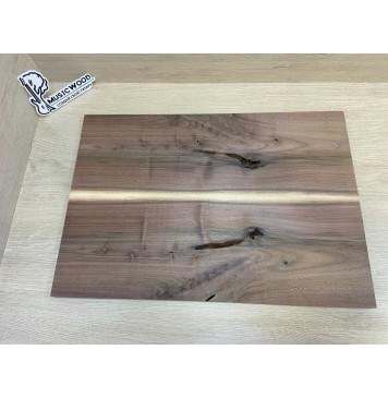 Орех Американский Заболонь заготовка на топ под заливку Тангент А 13х175х510 мм - 2 шт (книжкой)-0