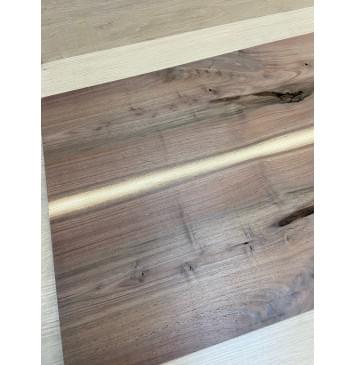 Орех Американский Заболонь заготовка на топ под заливку Тангент А 13х175х510 мм - 2 шт (книжкой)-6