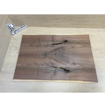 Орех Американский Заболонь заготовка на топ под заливку Тангент А 13х175х510 мм - 2 шт (книжкой)-9