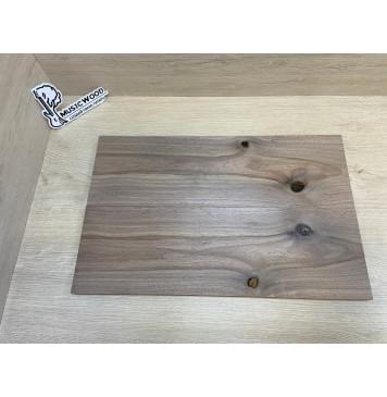 Орех Американский заготовка на топ для Тревел гитары под заливку Смешанный А 15х148х470 мм - 2 шт. (книжкой)-0