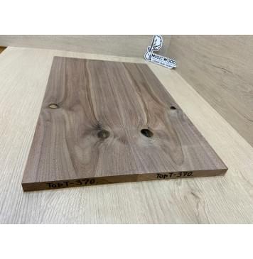 Орех Американский заготовка на топ для Тревел гитары под заливку Смешанный А 15х148х470 мм - 2 шт. (книжкой)-1