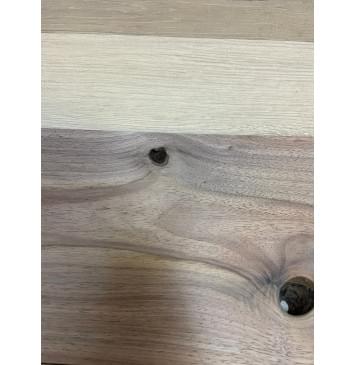 Орех Американский заготовка на топ для Тревел гитары под заливку Смешанный А 15х148х470 мм - 2 шт. (книжкой)-4