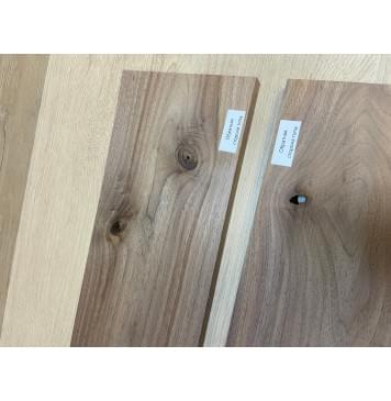 Орех Американский заготовка на топ для Тревел гитары под заливку Смешанный А 15х148х470 мм - 2 шт. (книжкой)-8