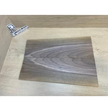 Орех Американский Заболонь заготовка на топ для Тревел гитары Смешанный АА 10х157-140х445 мм - 2 шт. (книжкой)-6