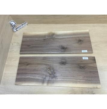 Орех Американский заготовка на топ под заливку Смешанный А 11х210-195х540 мм - 2 шт (книжкой)-11