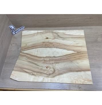 Клён Американский Волнистый заготовка на топ Смешанный А Волна А 13х240х600-565 мм (2шт. книжкой)-3