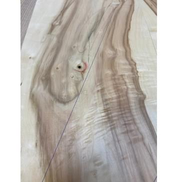 Клён Американский Волнистый заготовка на топ Смешанный А Волна А 13х240х600-565 мм (2шт. книжкой)-6