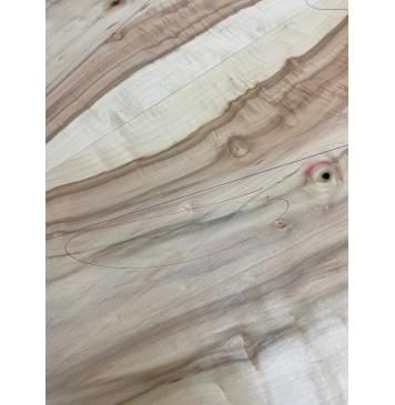 Клён Американский Волнистый заготовка на топ Смешанный А Волна А 13х240х600-565 мм (2шт. книжкой)-7