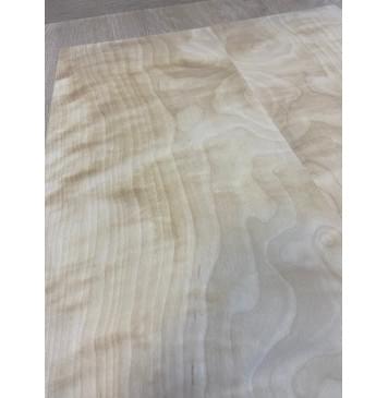 Берёза Пламенная заготовка на топ (шлифованный) Смешанный ААА Волна АА 4х270-210х600-535 мм - 2шт (книжкой) АКЦИЯ-7