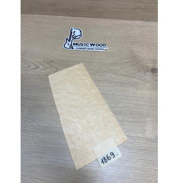 Клён Птичий Глаз заготовка накладки на головку грифа Смешанный ААА 0.6х120-100х230 мм-0