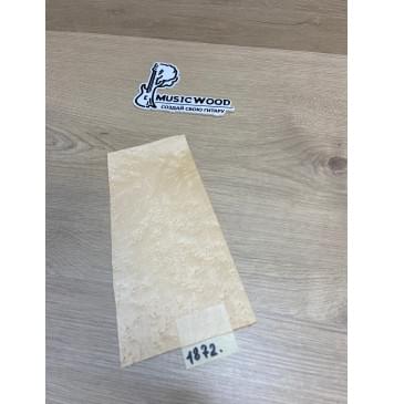 Клён Птичий Глаз заготовка накладки на головку грифа Смешанный ААА 0.6х120-95х230 мм-3