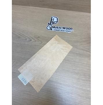 Клён Птичий Глаз заготовка накладки на головку грифа Смешанный ААА 0.6х120-95х230 мм-5