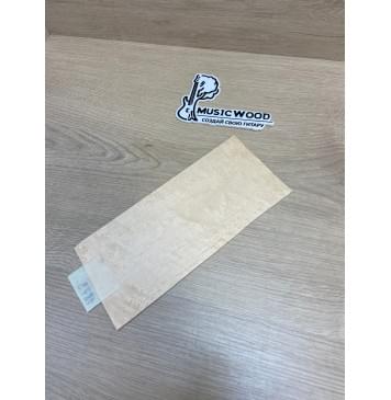 Клён Птичий Глаз заготовка накладки на головку грифа Смешанный ААА 0.6х108х240 мм-2