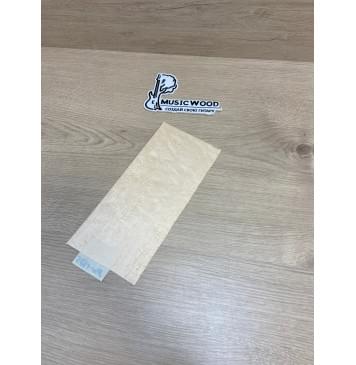 Клён Птичий Глаз заготовка накладки на головку грифа Смешанный ААА 0.6х109х230 мм-1