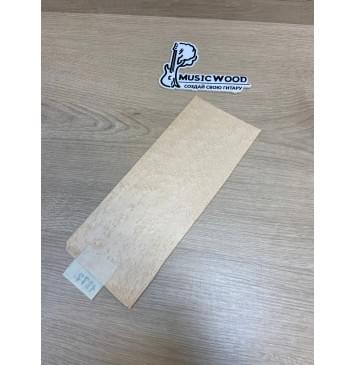 Клён Птичий Глаз заготовка накладки на головку грифа Смешанный ААА 0.6х109х270 мм-1