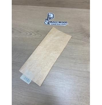 Клён Птичий Глаз заготовка накладки на головку грифа Смешанный ААА 0.6х114х270 мм-1