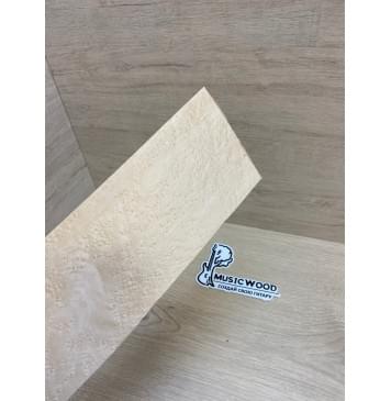 Клён Птичий Глаз заготовка накладки на головку грифа Смешанный ААА 0.6х110х265 мм-2