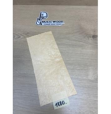 Клён Птичий Глаз заготовка накладки на головку грифа Смешанный ААА 0.6х113х270 мм-0