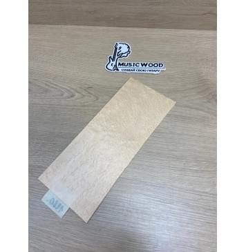 Клён Птичий Глаз заготовка накладки на головку грифа Смешанный ААА 0.6х113х270 мм-1