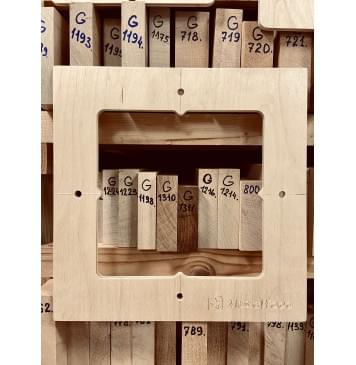 Schaller Tremolo, комплект шаблонов для фрезерования тремоло -4