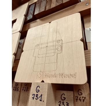 Schaller Tremolo, комплект шаблонов для фрезерования тремоло -2